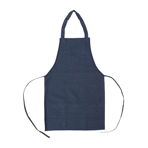 School Smart Unisex Waist Heavy Duty Denim Adult Apron, Blue, 30 x 21 Inches US - Image 5