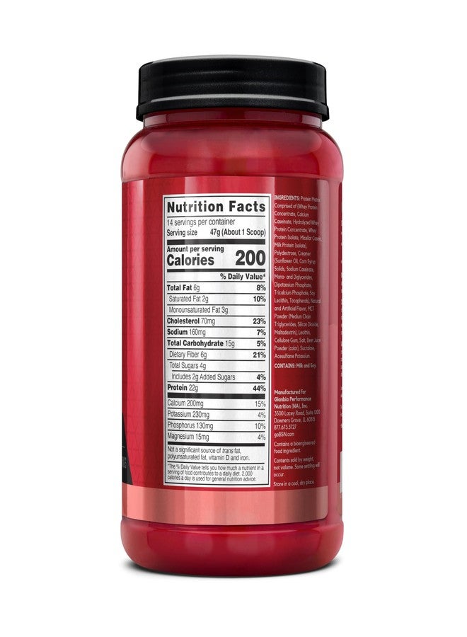 BSN SYNTHA-6 Premium Protein Powder with 6g of Fiber, Whey Isolate, Micellar Casein, Milk Protein Isolate, 6g of Fat, Strawberry Milkshake, 14 Servings, 1.45 Pound (Packaging May Vary) - Image 5