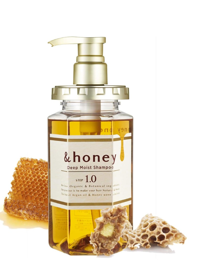 &honey deep moist shampoo we love oranic &botanicl ing edients our ise is tomake your hair natura & mast the finest argan oil & honey selected - Shampoo & Conditioner Set
