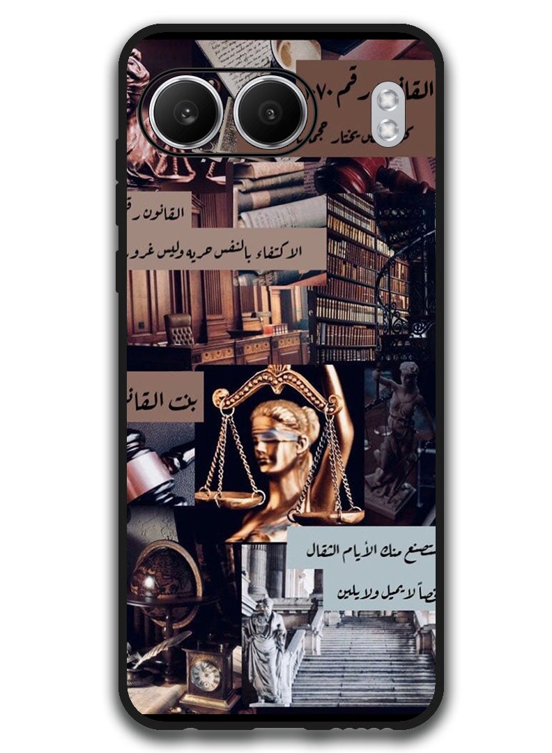 Theodor Protective Case Anti Scratch Shock Proof Bumper Cover For OnePlus Nord 4 Arabic Design (76) - Image 1