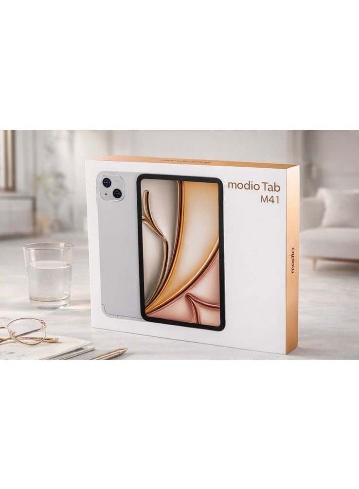 MODIO TAB ModioTab Tablet PC M41 10.1 Inch Android Tablet – 8000mAh Battery, Dual Camera, Dual SIM, WiFi Tablet with Free Accessories - Image 3
