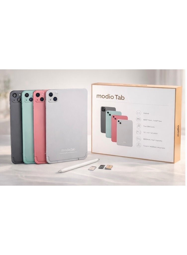 MODIO TAB ModioTab Tablet PC M41 10.1 Inch Android Tablet – 8000mAh Battery, Dual Camera, Dual SIM, WiFi Tablet with Free Accessories - Image 4
