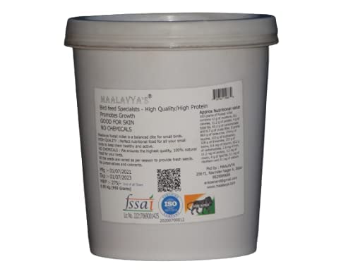 Maalavya Birds Feed/Food Kangani Foxtail Millet (Small Size) Bird Feed Specialsts 950 Grams - Image 2