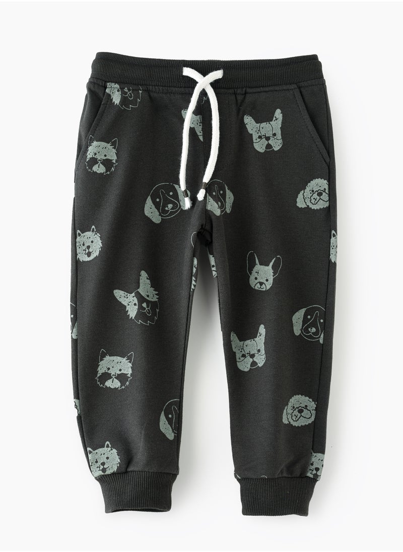 JAM Boys All Over Printed Jogger Pants 35% Cotton 65% Polyester, Soft and Comfortable Joggers for Boys  - Image 1