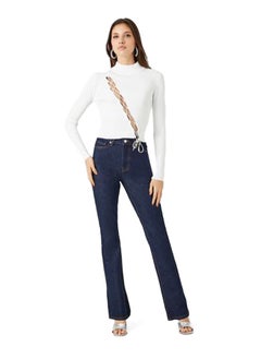 FOREVER 21 Lace-Up Mock Neck Top  - Image 5