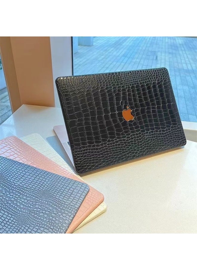 Apple Computer Protective Case Macbook Laptop Protective Case Crocodile Pattern Macbookair Computer Case-Color:AH1139-9019U M Gray (minimum Order Of 20)-Applicable Model:(Hollow) Air13(A1369/A1466)
