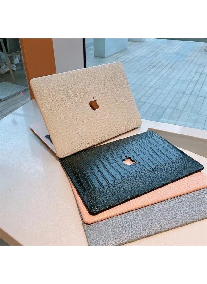 Apple Computer Protective Case Macbook Laptop Protective Case Crocodile Pattern Macbookair Computer Case-Color:AH1139-9019U M Gray (minimum Order Of 20)-Applicable Model:(Hollow) Air13(A1369/A1466)
