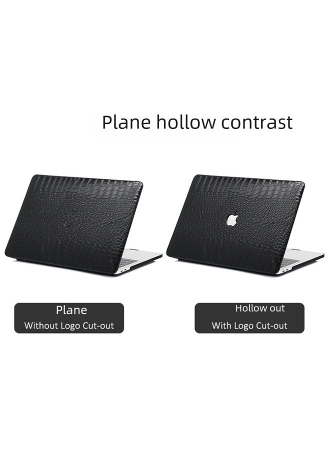 Apple Computer Protective Case Macbook Laptop Protective Case Crocodile Pattern Macbookair Computer Case-Color:AH1139-9019U M Gray (minimum Order Of 20)-Applicable Model:(Hollow) Air13(A1369/A1466)