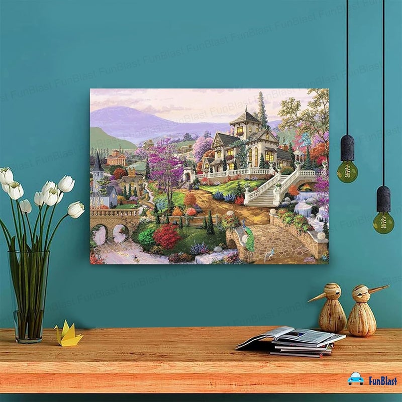 FunBlast FunBlast 5D Diamond Painting Kit 12x16inch Diamond Painting Kit for Adults Kids Suitable for Home Leisure and Wall Decoration Gift for Kids and Adults Two  - Image 5