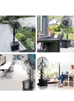 MODI Industrial Fan With Water Sprayer | Floor-Mounted Water Misting Stand Fan With 42 Large Capacity Tank | For Commercial and Outdoor Use  - Image 5