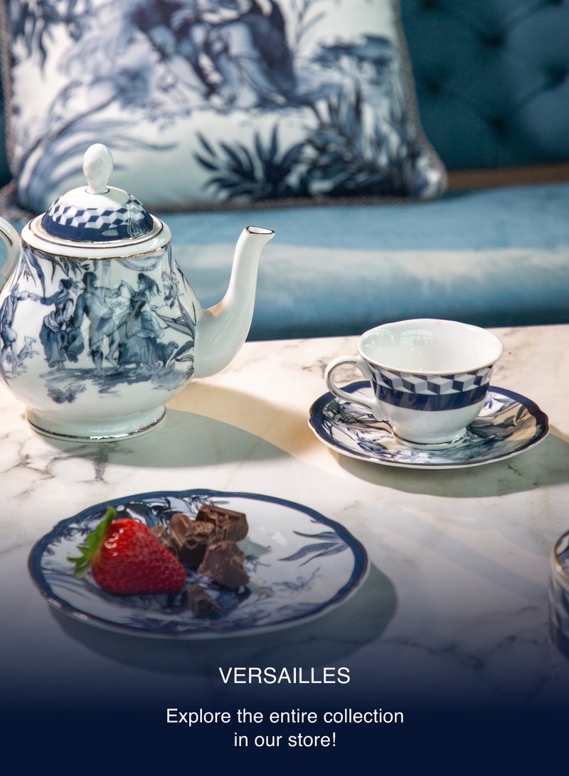 Baci milano Sets 2 tea cups Porcelain, Baci Milano Versailles - Image 5