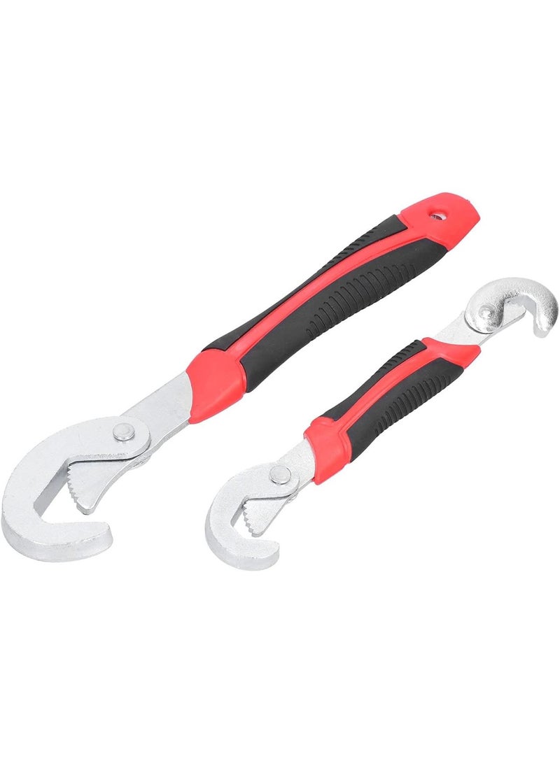 GGOOT Adjustable Spanner 2 Pcs Adjustable Wrench Set, Multifunctional Universal Spanner Wrench, High Hardness CRV Steel Hardware Tools, Portable Design, Ideal for Home and Auto Repair - Image 3