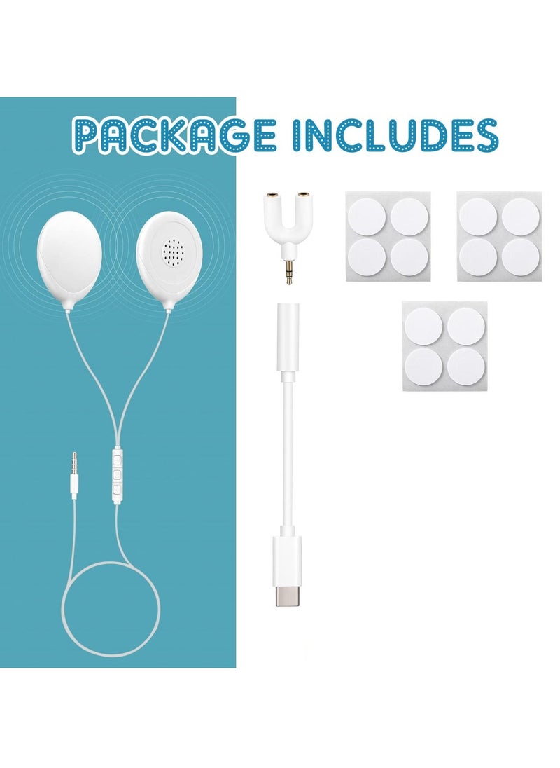 SYOSI - Baby Bump Headphones Set, Play Music & Sound to Baby Inside The Womb with Pregnancy Headphones for Belly, Prenatal Baby Shower Gifts for Mom - Image 1