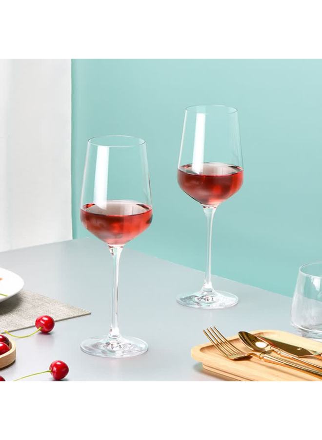Cliton Bordeaux Red Wine Gl Set Of 2 Hand-blown Stemmed Gl For Home Use - Image 2