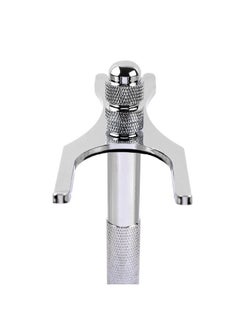 QSHAVE Deluxe Chrome Razor And Brush Stand Holder, Prolong The Life Of Your Shaving Brush, 2 Prongs  - Image 3