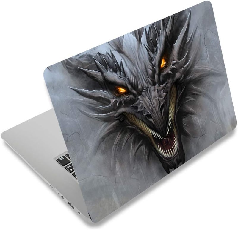 Laptop Skin Sticker Decal,12" 13" 13.3" 14" 15" 15.4" 15.6 inch Laptop Skin Sticker Cover Art Decal Protector Notebook PC (Cool Dragon)