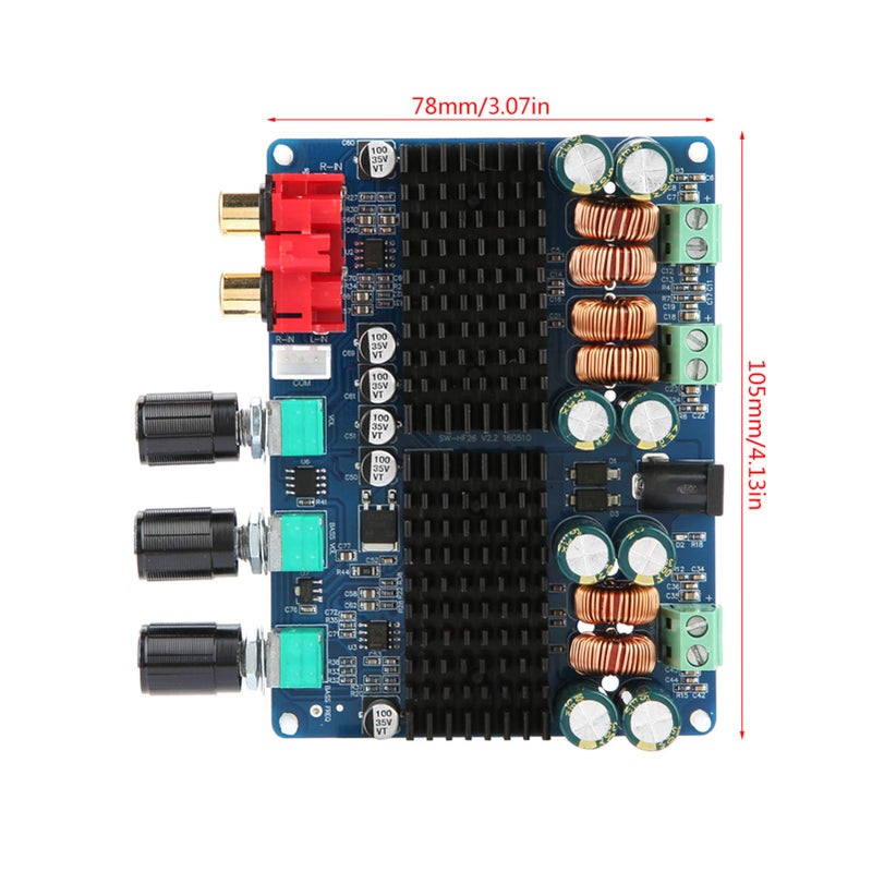 Digital Audio Power Amplifier Board Module 100W Dual Channel For Home Theater - Image 4