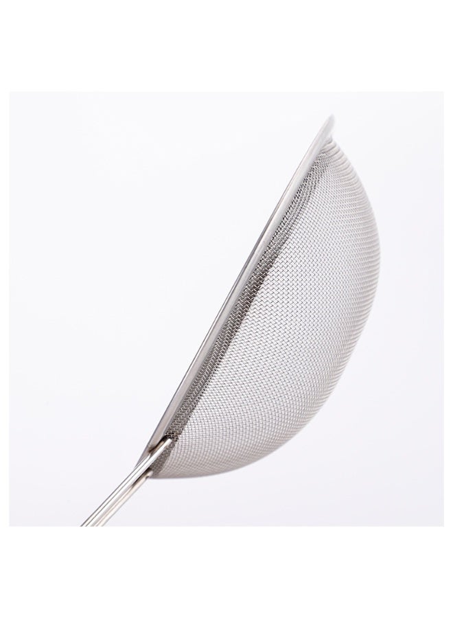 مجموعة من 3 مصافي شبكية من الفولاذ المقاوم للصدأ مع مقبض مصفاة سلكية منخل للمطبخ المنزلي (8 سم، 14 سم، 20 سم) - Image 3