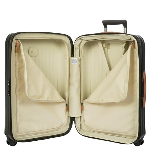 Bric's Brics Taormina UltraLight Checked Luggage Expandable Hard Shell Suitcase with TSA Lock AntiTamper Zippers 360 Spinner Mobility Wheels 27 Inch Olive - Image 3