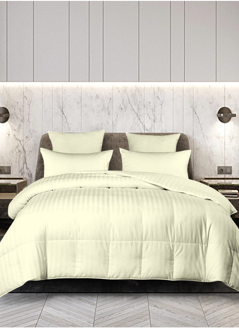 American Linen American Linen Cozy Dreams All-Season Double Comforter Duvet - 220x230cm Cream  - Image 1