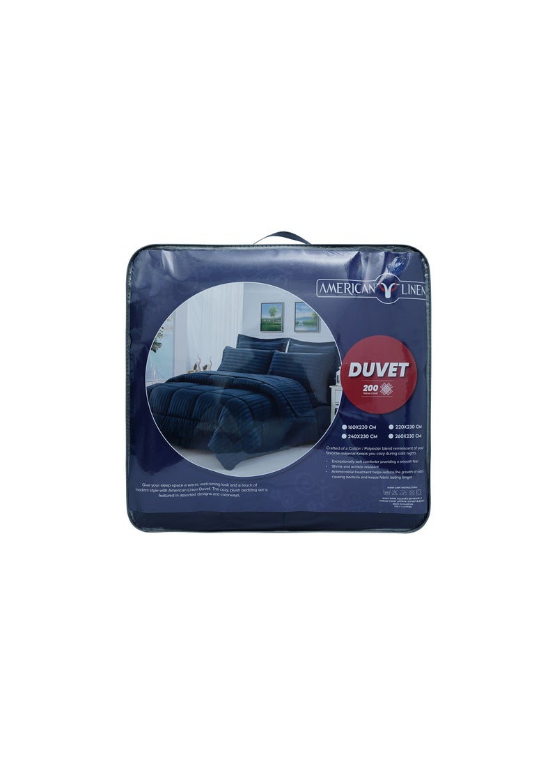 American Linen American Linen Cozy Dreams All-Season Double Comforter Duvet - 220x230cm Cream  - Image 5