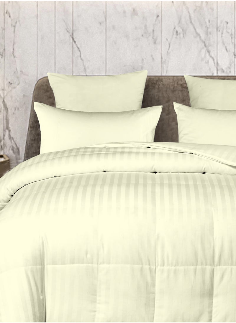 American Linen American Linen Cozy Dreams All-Season Double Comforter Duvet - 220x230cm Cream  - Image 4