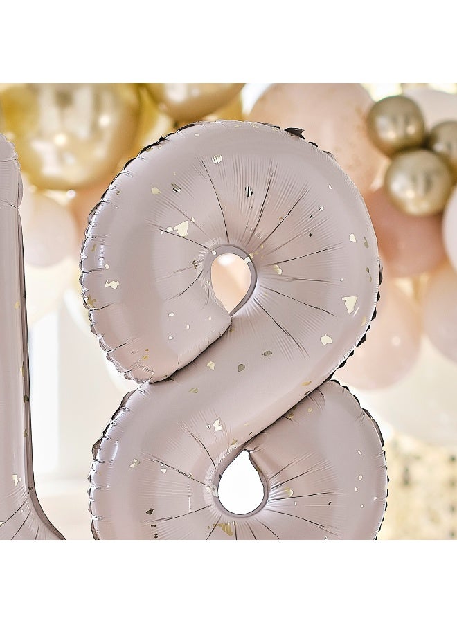 Ginger Ray Gold Speckle 18Th Birthday Balloons - Image 2