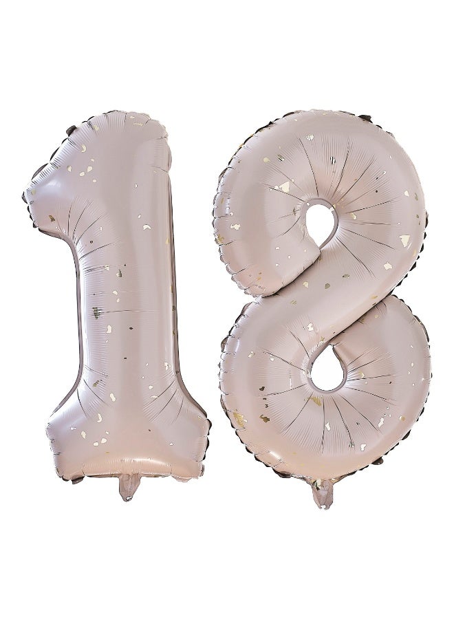 Ginger Ray Gold Speckle 18Th Birthday Balloons - Image 3