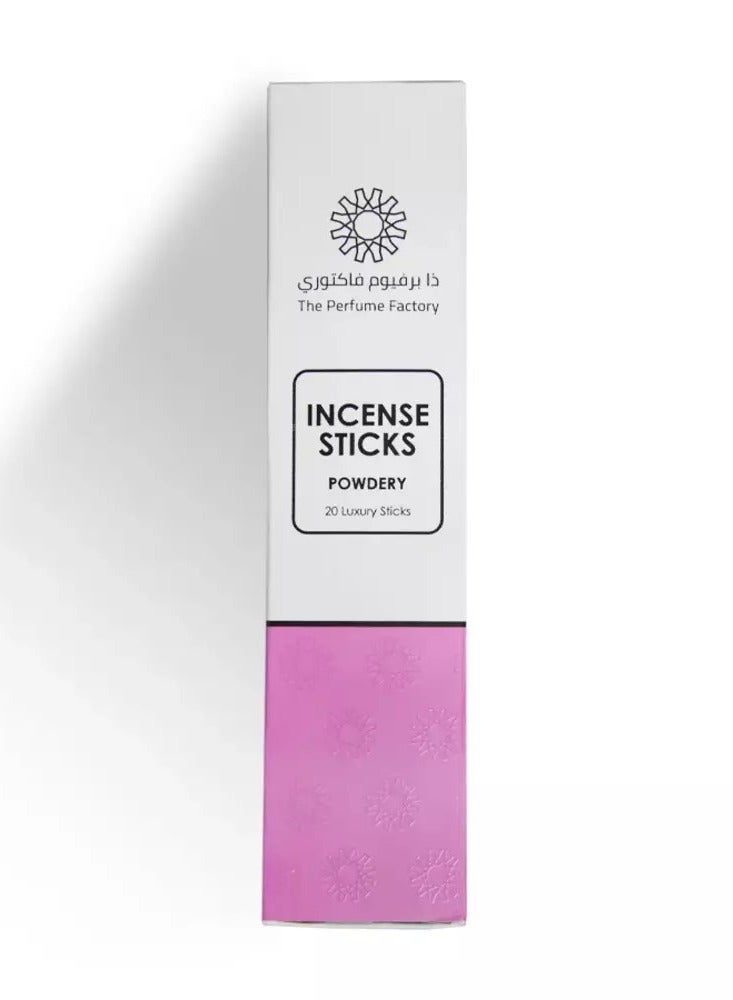 مصنع برفيوم فاكتوري عيدان بخور - 20 عود - نعومة