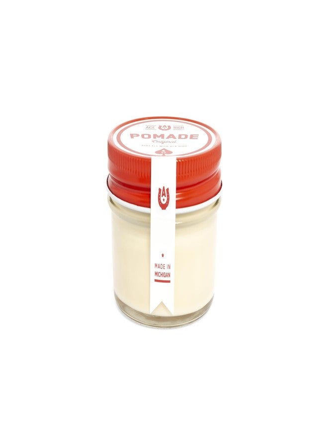 Ace High Pomade, Strong Hold, Natural Shine, Water Based, Hand Crafted, 4oz - Image 2