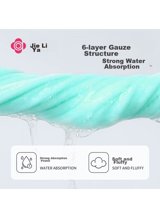 جريس Grace Pure Cotton Gauze Towel، منديل سيلان الأطفال للأطفال، فوطة غسيل وجه للأطفال، للمواليد الجدد، 30*30 سم، 4 قطع في العبوة - Image 4
