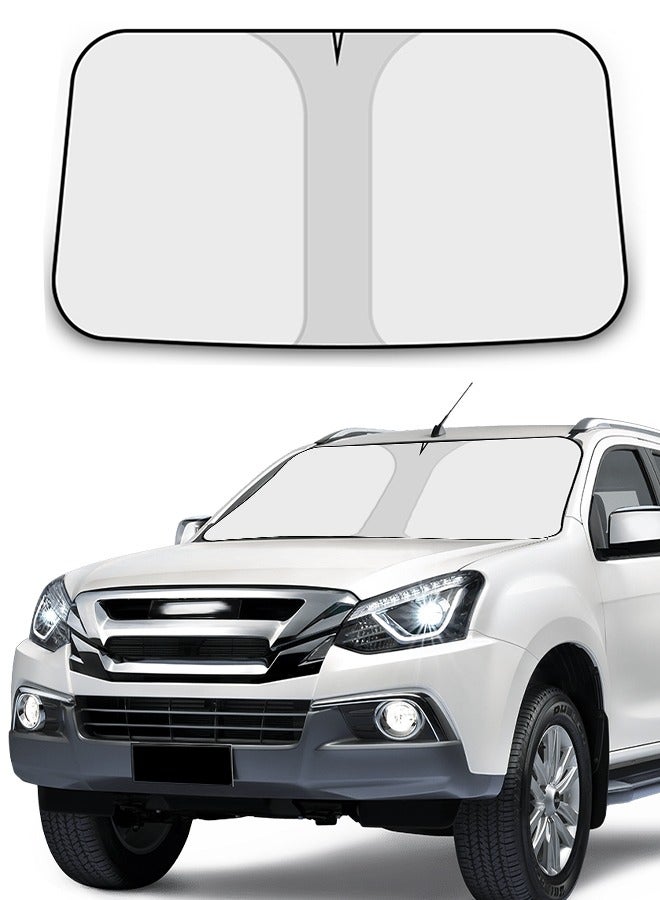 HABIBI Car Windshield Shade Cover Auto Front Window Sun Visor UV Blocking Reflectors Foldable Car Umbrella interior Accessories for Toyota, Hyundai, Kia, Ford, Nissan 145x80cm - Image 1