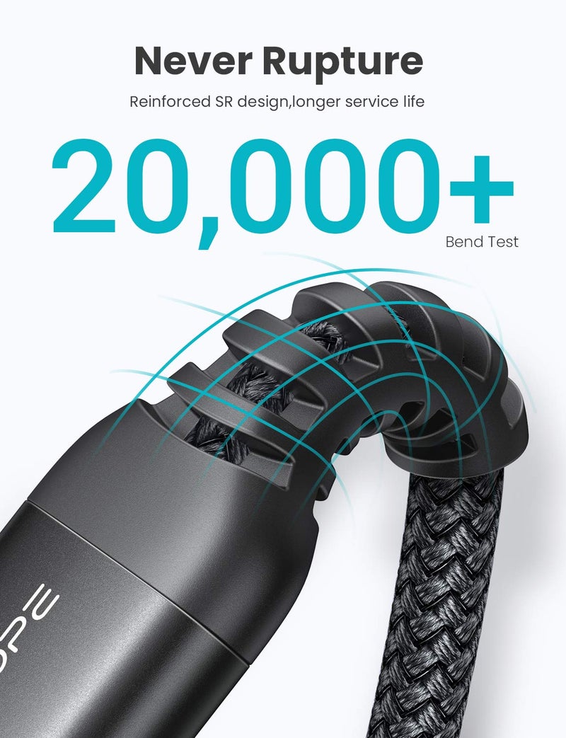 Ainope كابل تمديد USB AINOPE، موسع USB، كابل تمديد USB 3.0، سلك ذكر إلى أنثى لنقل بيانات عالي متوافق مع كاميرا الويب، لوحة مفاتيح USB، محرك فلاش، قرص صلب، طابعة، 10 قدم، أسود - Image 2