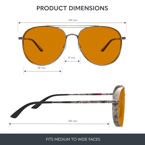 GUNNAR Gaming Glasses Fallout Brotherhood of Steel Gunmetal Amber Max Lens Blue Light Blocking Relieve Dry Eye - Image 3