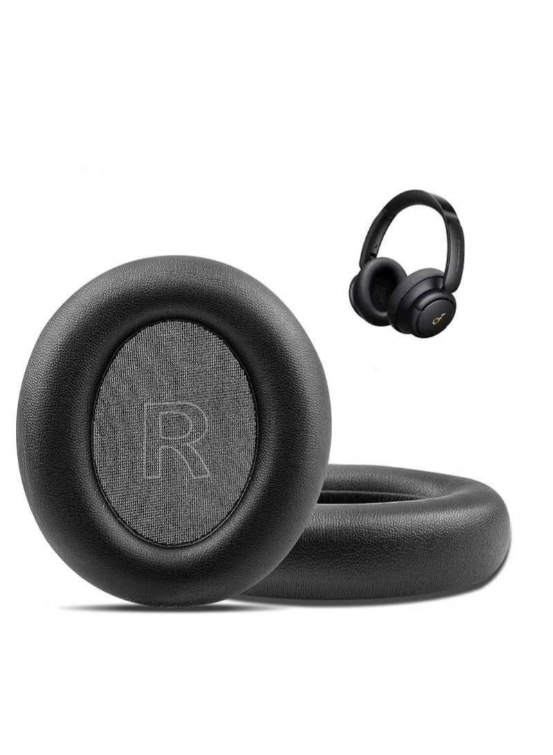 Replacement Earpads Cushions for   Headphones Q30 and  Q35, Life Q30 Earpads Ear Cushions with Protein Leather Skin and Memory Foam (Black) - Image 3