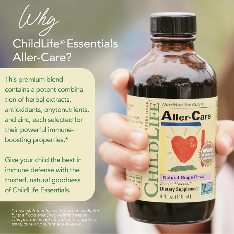 CHILDLIFE Child Life Aller-Care, Glass Bottle, 4-Ounce - Image 3