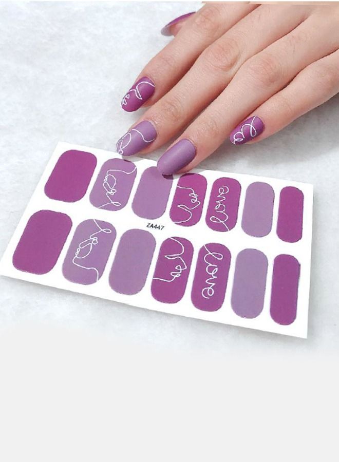 5esha 14-Piece Fashion Nails Stickers