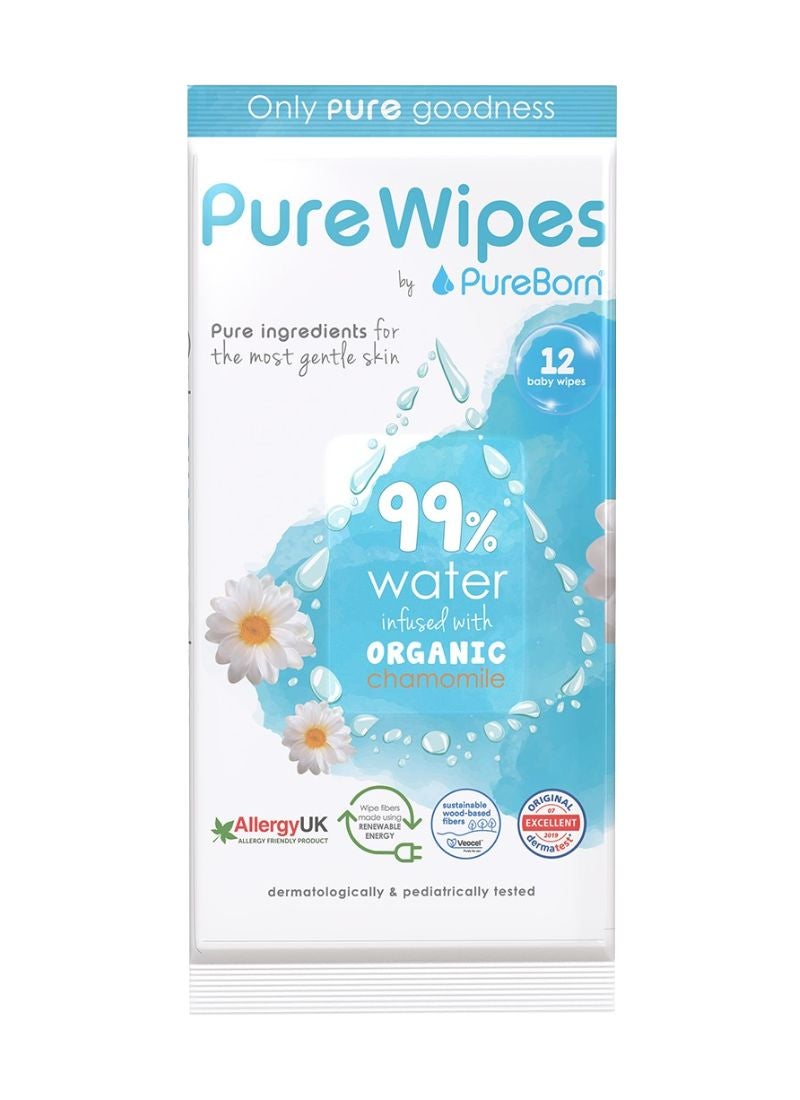 PureBorn مناديل عضوية من البابونج النقي