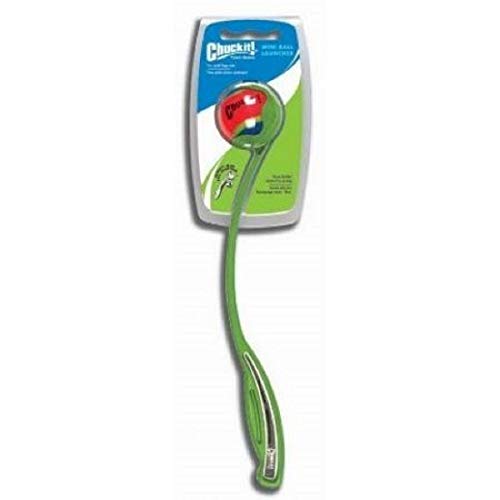 Chuckit Sport 14S Dog Ball Launcher Includes a 2inch Diameter Small Ball for Dogs 020 Pounds Manual Tennis Ball Thrower with a Slim Ergonomic Handle 14inch Length Chucker - Image 1