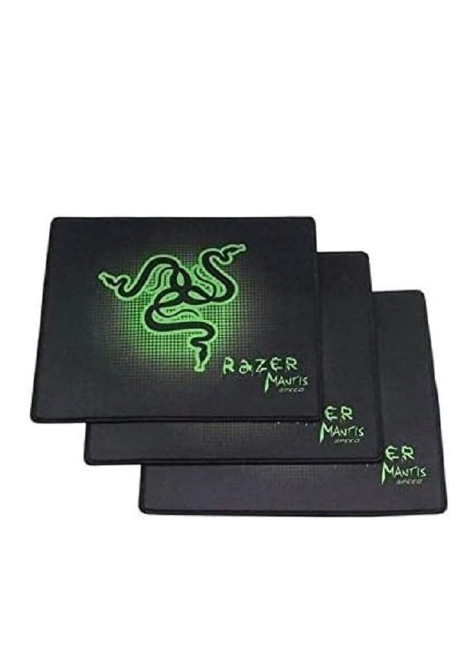 3PCS Razer Mantis Large Professional Mouse Pad Snake Design - Multi Color