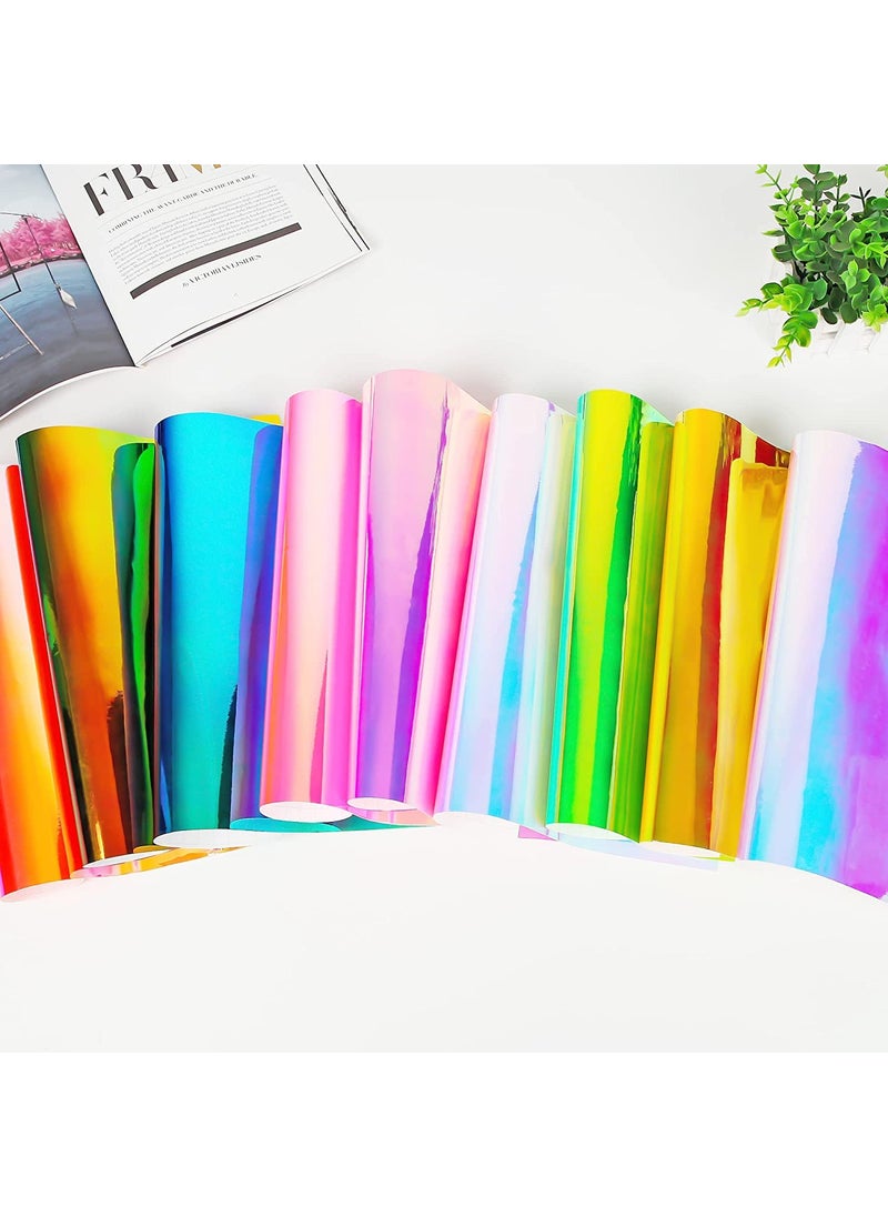 Prime Vinyl Prime Vinyl Holographic Vinyl Permanent, Holographic Vinyl for Cricut, 12” x 12” 9 Sheets/Pack, Holographic Opal Craft Adhesive Vinyl Sheets for Cutting Machine for Crafts, Decal  - Image 3