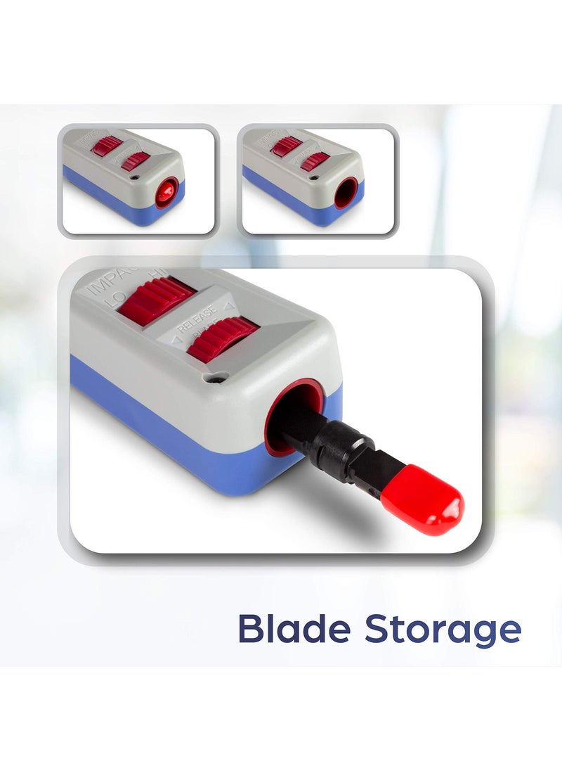Trendnet TRENDnet Punch Down Tool With 110 And Krone Blade, Insert & Cut Terminations In One Operation, Precision Blades Are Interchangeable & Reversible, Network Punch Tool, Grey, TC-PDT,White  - Image 2