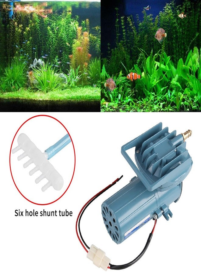 Cocoarm Aquarium Air Pump, DC 12V 35W Commercial Air Pump Pond Aerator Bubblerfor Fish Pond Aquaculture Aquarium Accessory Tool - Image 4