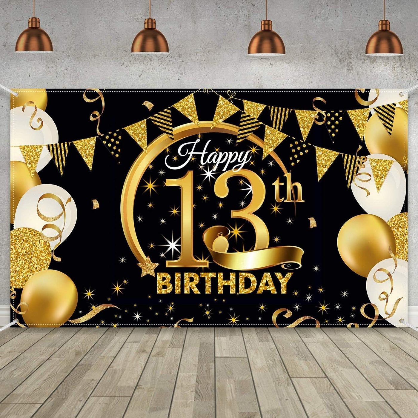 الرائد Al Raied Extra Large Birthday Party Decoration Banner For 13th Birthday