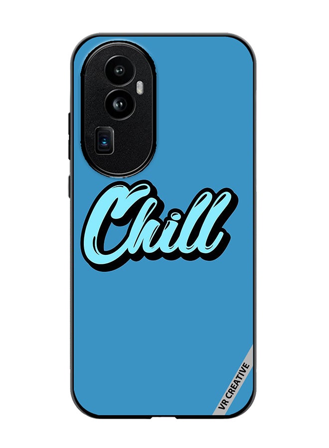 VR CREATIVE Protective Case Cover For Oppo Reno 10 Pro Plus Chill In Blue Color Design Multicolour - Image 1