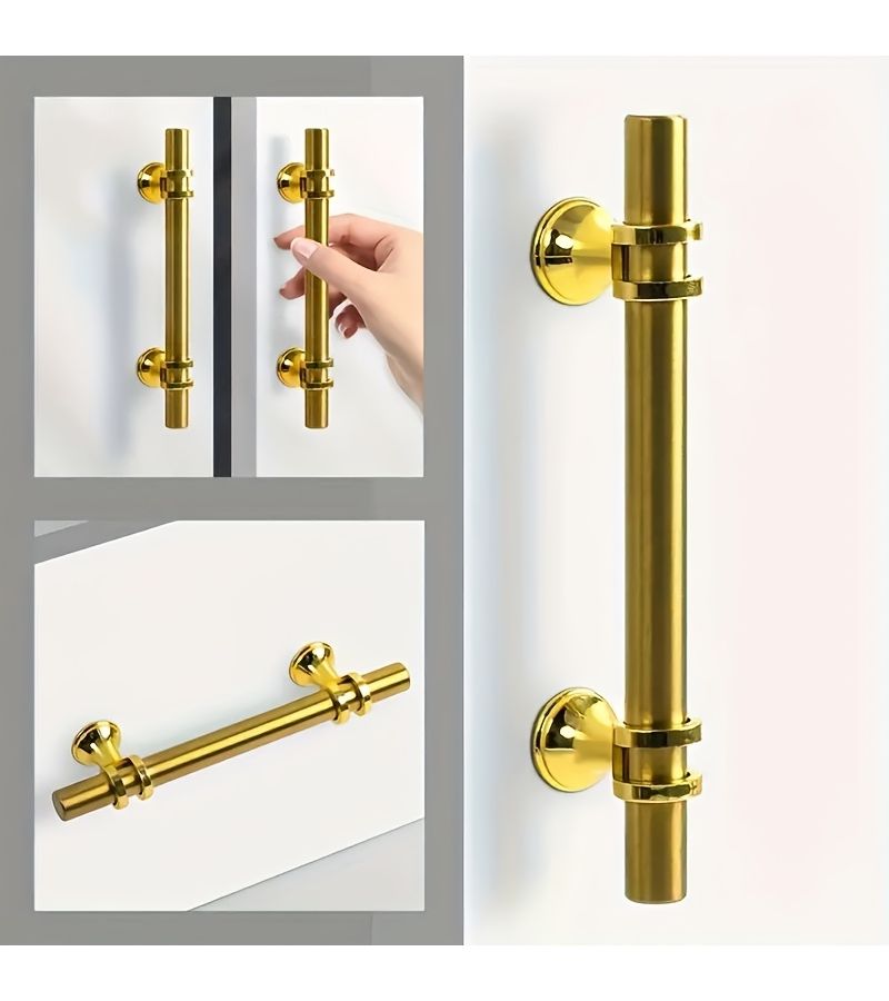 12 Pcs Silvery Stainless Steel Cabinet Handles 160mm Hole Distance Modern Pulls - Image 2