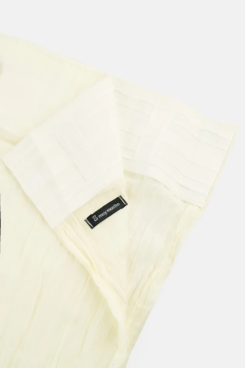 Muy Mucho Voile Curtain , Ivory