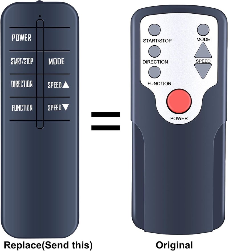 ZWP Replacement Remote Control for CURSOR Fitness Electric Seated Pedal Exerciser C5 - Image 2