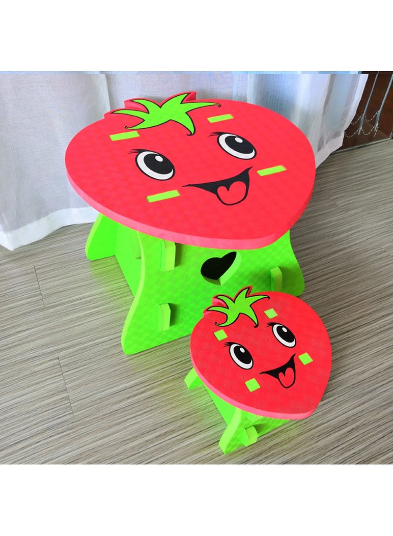 STEM EVA Strawberry Children's Table and Chair Set