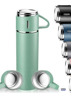 TIGER NEW Vacuum Insulated Flask 500ml/17.6oz Stainless Steel Thermo-Bottle with Cup – Keeps Drinks Hot & Cold, Ideal for Coffee, Water, and Beverages – Durable and Leak-Proof Design  - Image 1